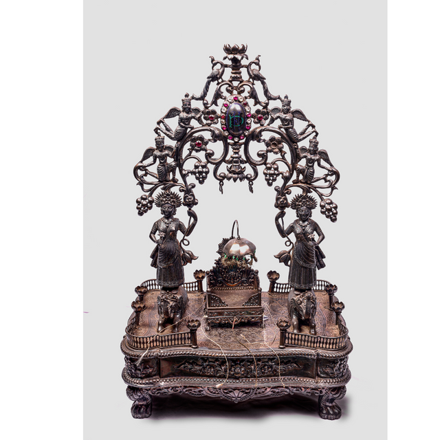 Antique Silver Mandir