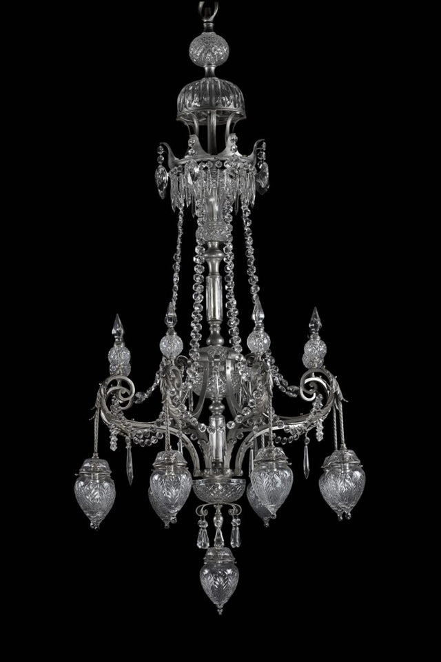 Large Crystal Chandelier