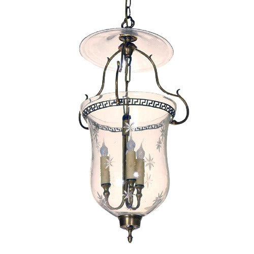 Glass Coloured Bell white