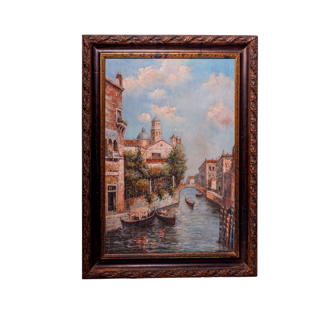 Gondola Tour of Venice Painting by C Bailey