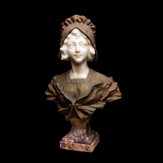 Roman Bronze & Marble Sculpture