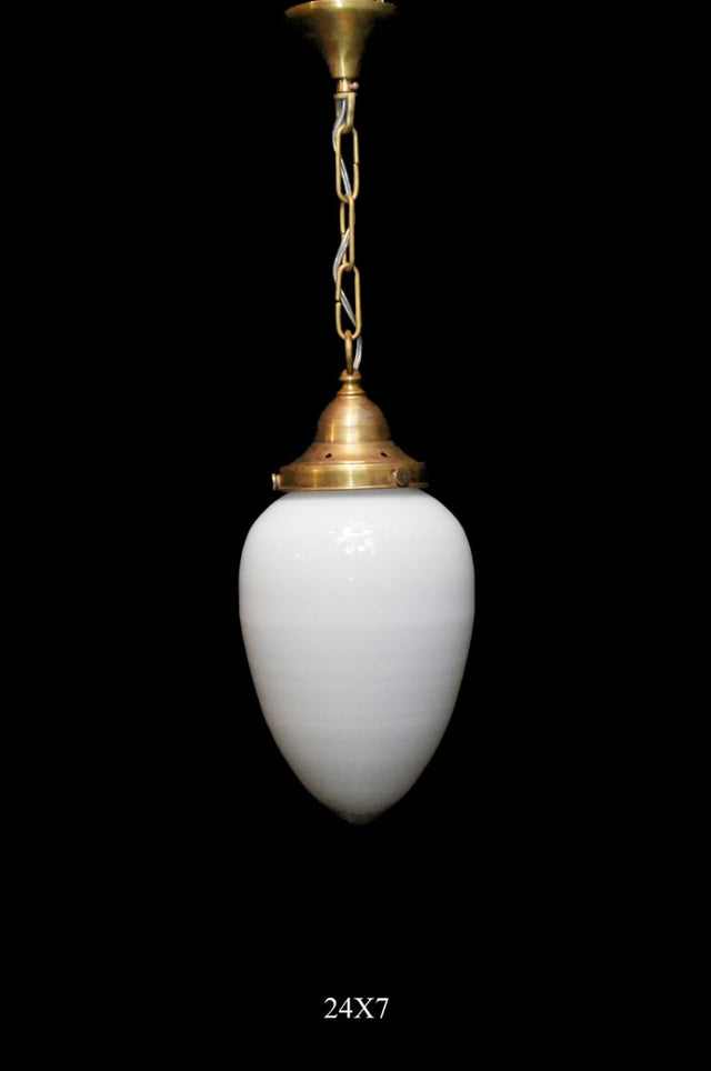 Artdeco Opal White Tim Tim Hanging Lamp
