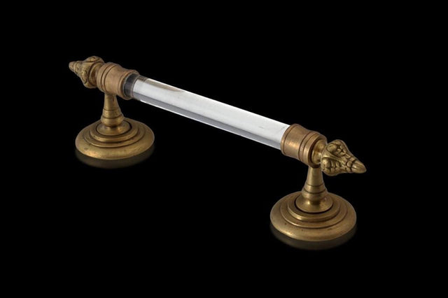Brass with Glass Handle with Brass Knob (customisable)