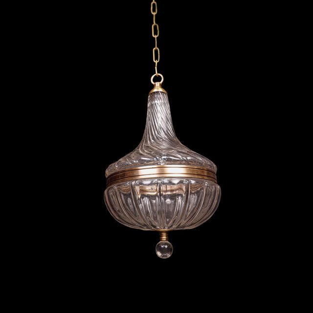 Vintage Brass Pendant Lamp